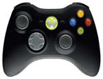 Xbox 360 control color negro